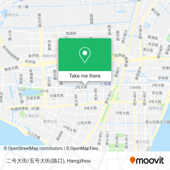二号大街/五号大街(路口) map