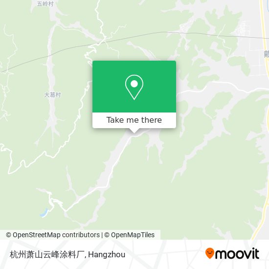 杭州萧山云峰涂料厂 map