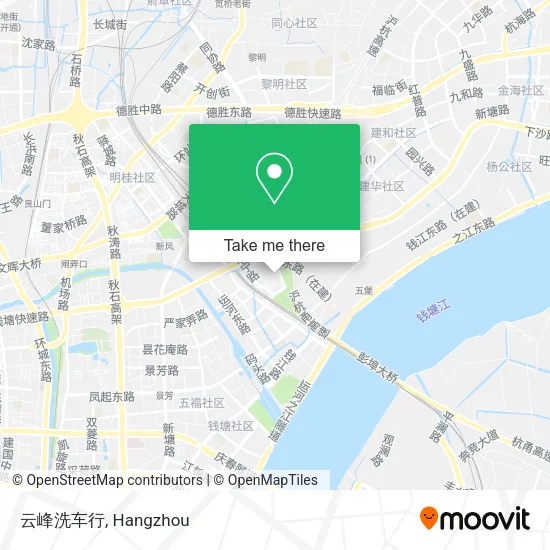 云峰洗车行 map