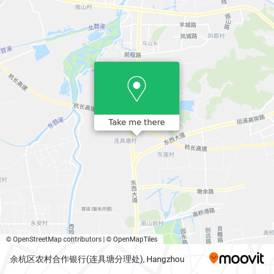 余杭区农村合作银行(连具塘分理处) map