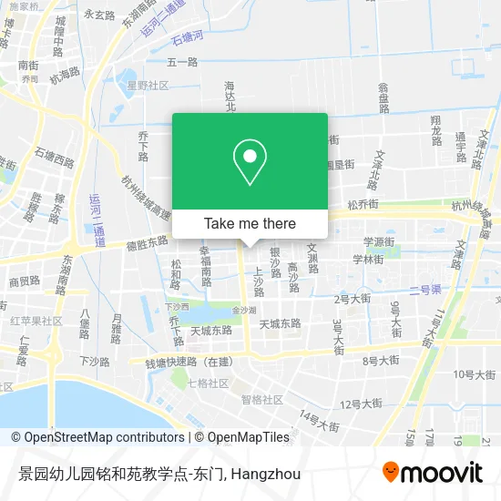 景园幼儿园铭和苑教学点-东门 map