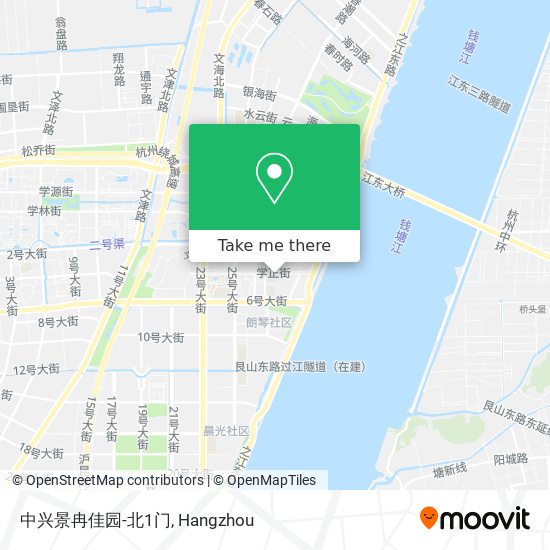 中兴景冉佳园-北1门 map