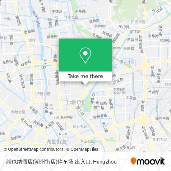 维也纳酒店(湖州街店)停车场-出入口 map