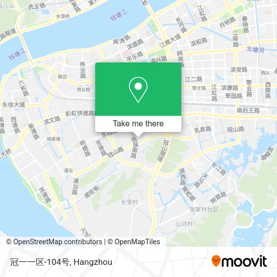 冠一一区-104号 map