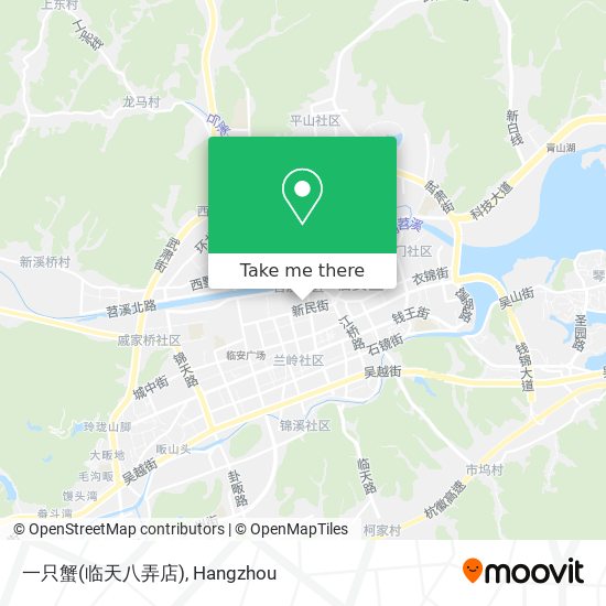 一只蟹(临天八弄店) map