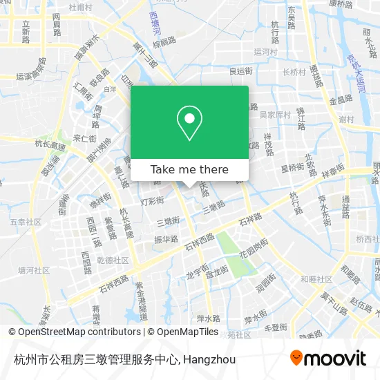杭州市公租房三墩管理服务中心 map
