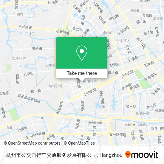 杭州市公交自行车交通服务发展有限公司 map