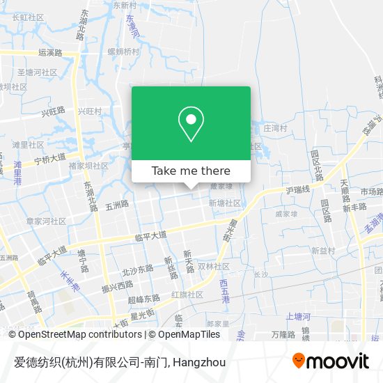 爱德纺织(杭州)有限公司-南门 map