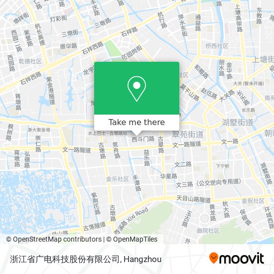 浙江省广电科技股份有限公司 map