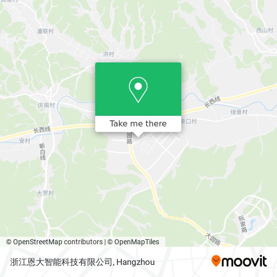 浙江恩大智能科技有限公司 map