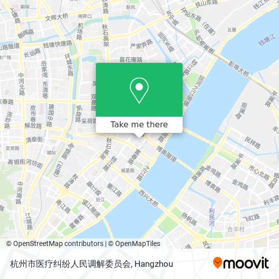 杭州市医疗纠纷人民调解委员会 map