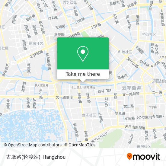 古墩路(轮渡站) map