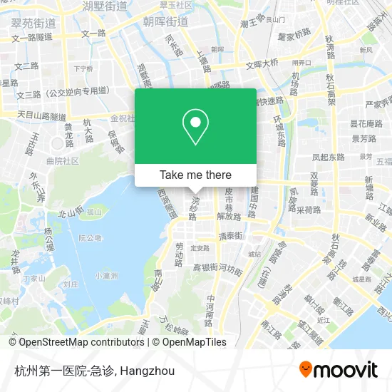 杭州第一医院-急诊 map
