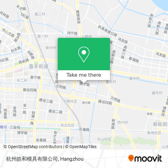 杭州皓和模具有限公司 map