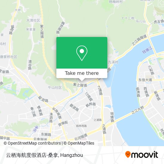 云栖海航度假酒店-桑拿 map