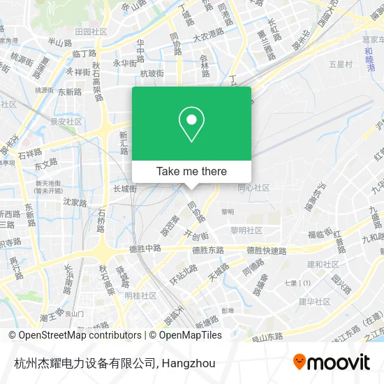杭州杰耀电力设备有限公司 map