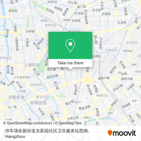 停车场东新街道东新园社区卫生服务站西南 map