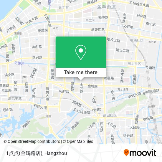 1点点(金鸡路店) map