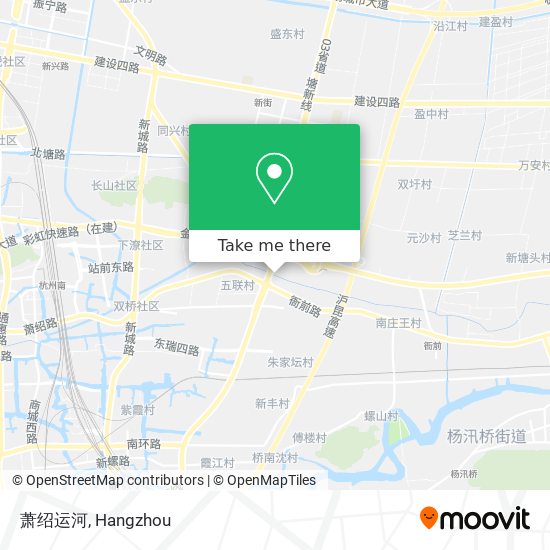 萧绍运河 map