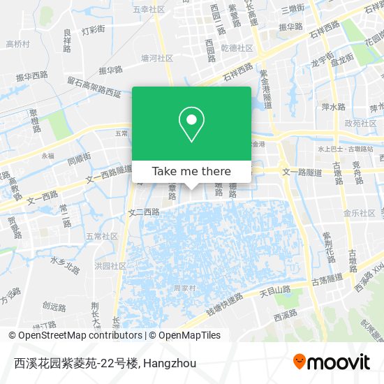 西溪花园紫菱苑-22号楼 map