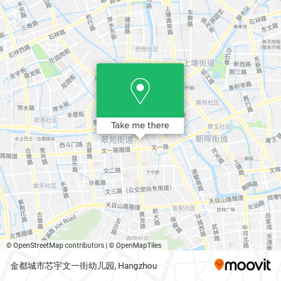 金都城市芯宇文一街幼儿园 map