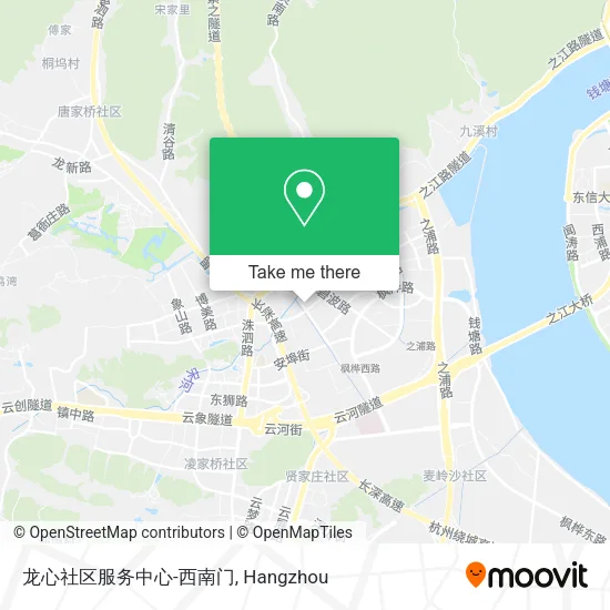 龙心社区服务中心-西南门 map
