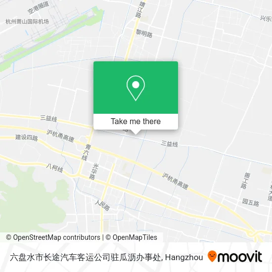 六盘水市长途汽车客运公司驻瓜沥办事处 map