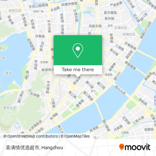 喜满情优选超市 map