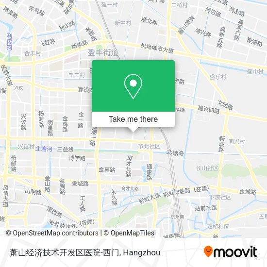 萧山经济技术开发区医院-西门 map