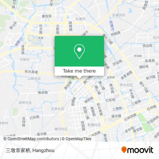 三墩章家桥 map