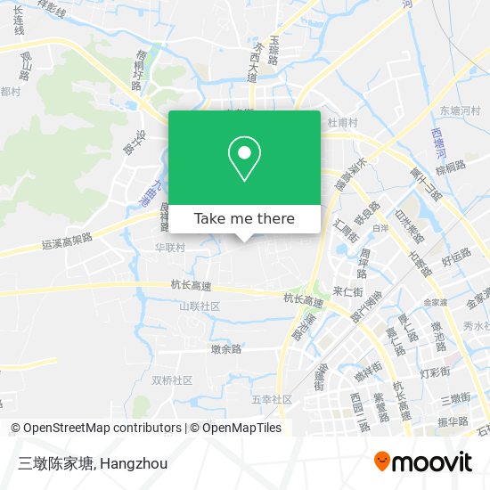 三墩陈家塘 map