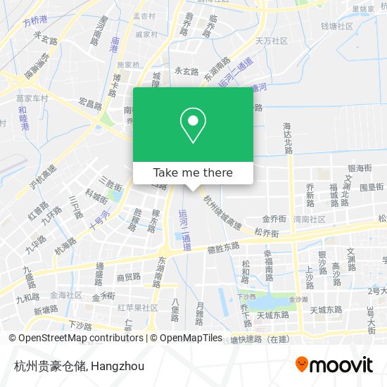 杭州贵豪仓储 map