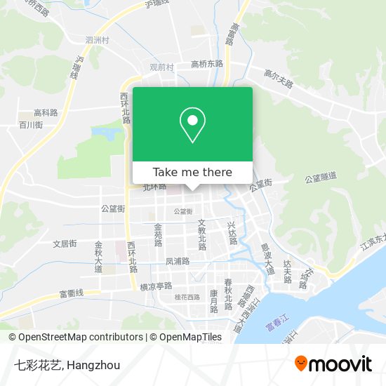 七彩花艺 map