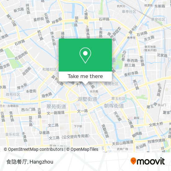食隐餐厅 map