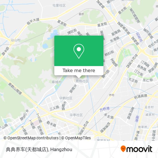 典典养车(天都城店) map