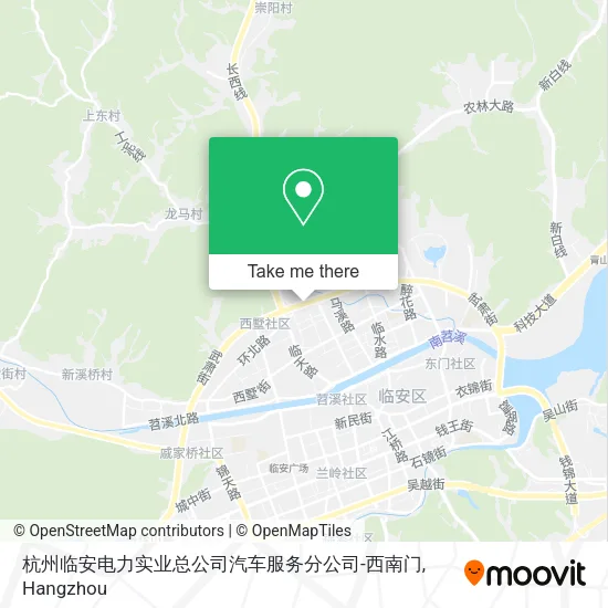 杭州临安电力实业总公司汽车服务分公司-西南门 map