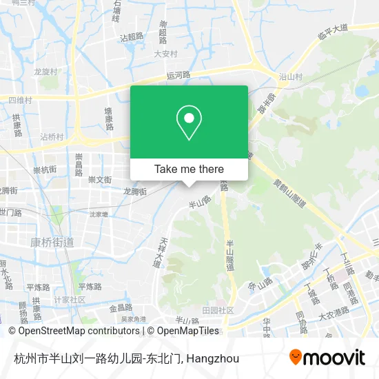 杭州市半山刘一路幼儿园-东北门 map