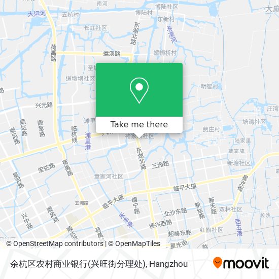 余杭区农村商业银行(兴旺街分理处) map