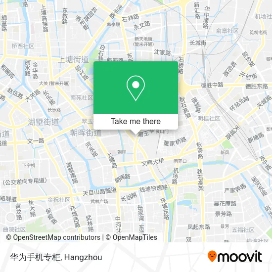 华为手机专柜 map