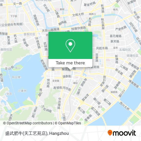 盛武肥牛(天工艺苑店) map