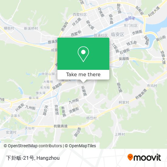 下卦畈-21号 map