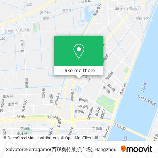 SalvatoreFerragamo(百联奥特莱斯广场) map