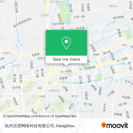 杭州后望网络科技有限公司 map