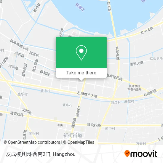 友成模具园-西南2门 map