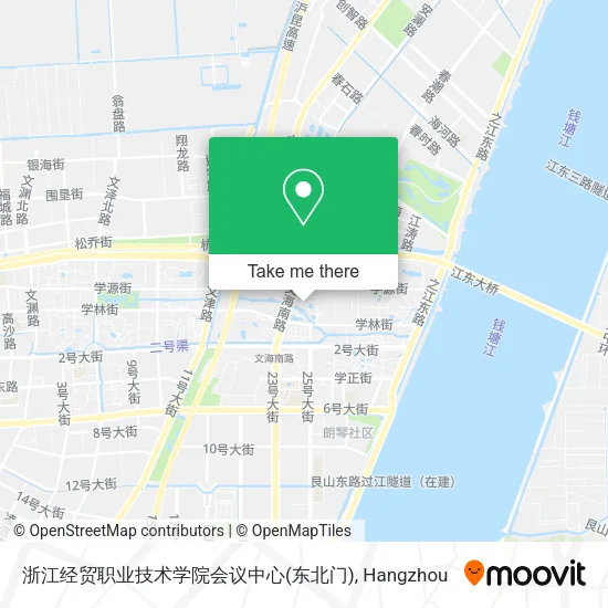 浙江经贸职业技术学院会议中心(东北门) map