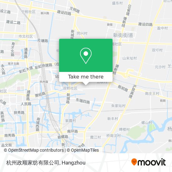 杭州政顺家纺有限公司 map