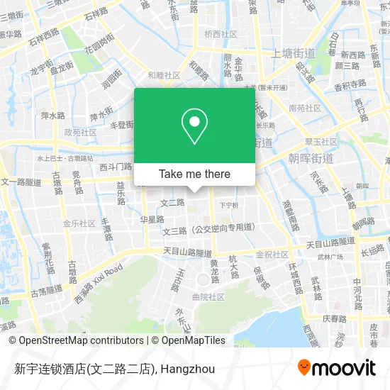 新宇连锁酒店(文二路二店) map