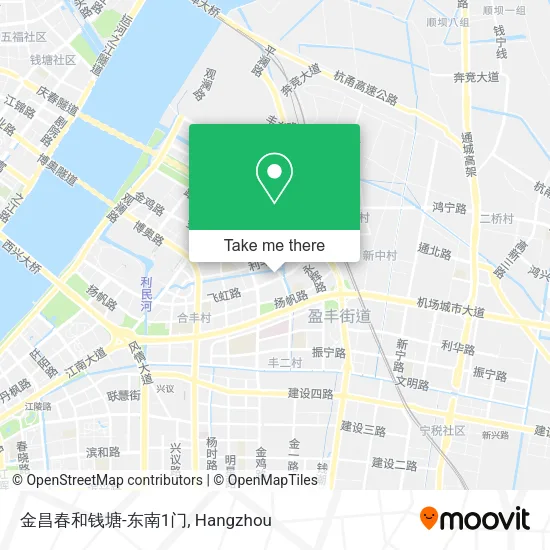 金昌春和钱塘-东南1门 map