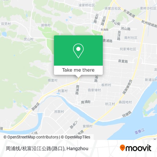周浦线/杭富沿江公路(路口) map