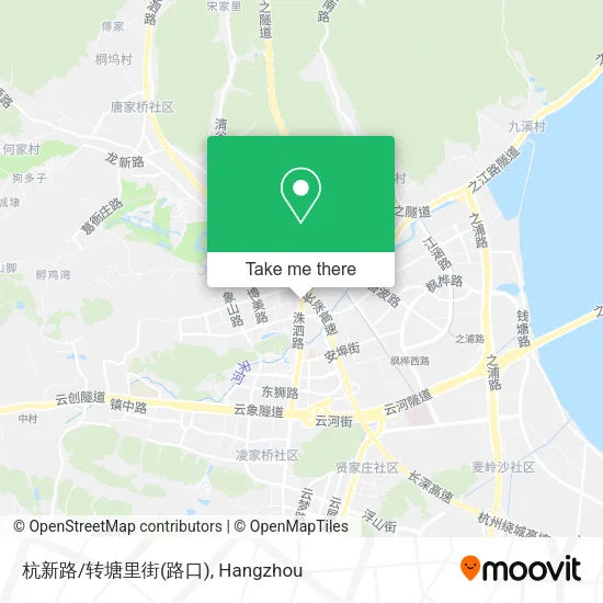 杭新路/转塘里街(路口) map